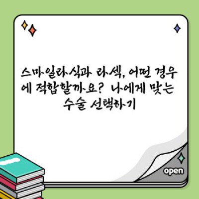 스마일라식 vs 라섹: 나에게 맞는 시력교정술은? 완벽 비교분석!