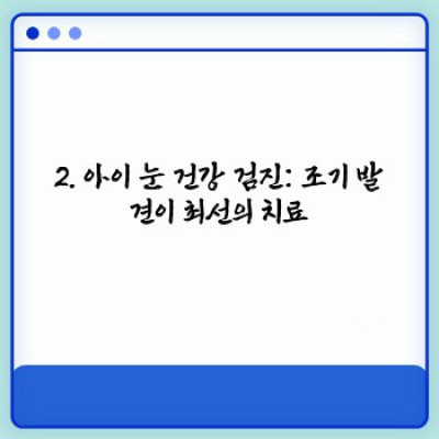 아이눈건강 완벽 가이드: 건강한 눈, 행복한 미래